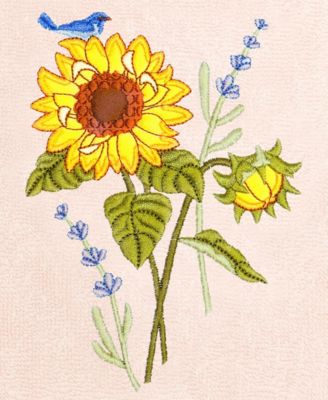 Turkish Cotton Girasol Embellished 4-Pc. Bath Towel Set