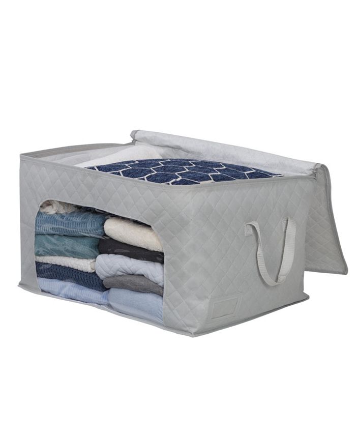 Honey Can Do Clothes Storage Bags with Handles and Clear View Windows