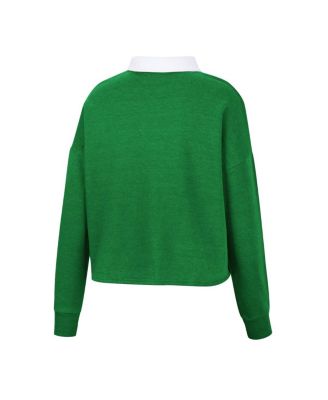 Women's Green Oregon Ducks I Love My Job Rugby Long Sleeve Shirt