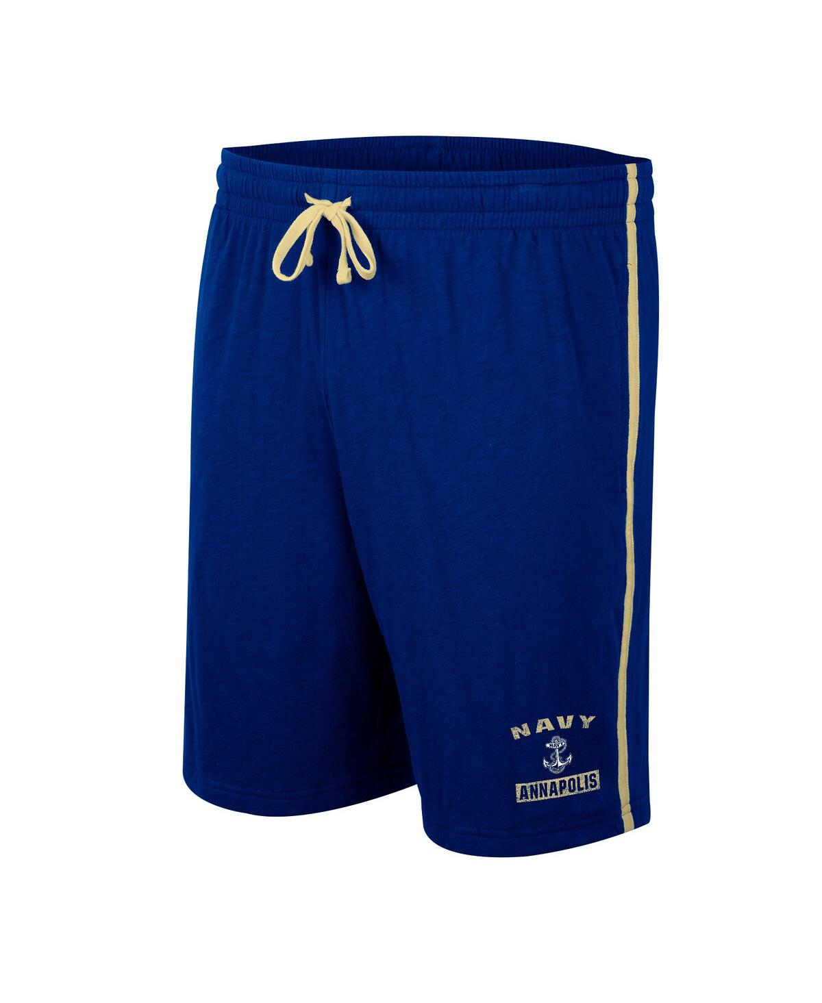 Shop Colosseum Men's  Navy Navy Midshipmen Thunder Slub Shorts
