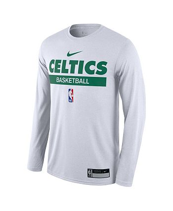 Men's Nike White Boston Celtics 2021-2022 Spotlight On Court Performance  Practice Pullover Hoodie