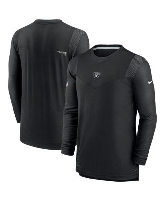 Nike Men's Las Vegas Raiders Sideline Player Black Long Sleeve T-Shirt