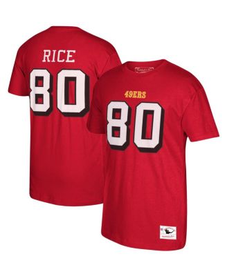 Mitchell & Ness Men's Jerry Rice Scarlet, Gold San Francisco 49ers