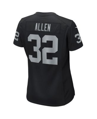Women's Marcus Allen Black Las Vegas Raiders Game Retired Player Jersey