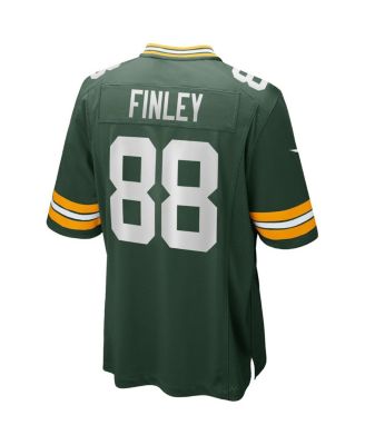 Men's Jermichael Finley Green Green Bay Packers Game Retired Player Jersey