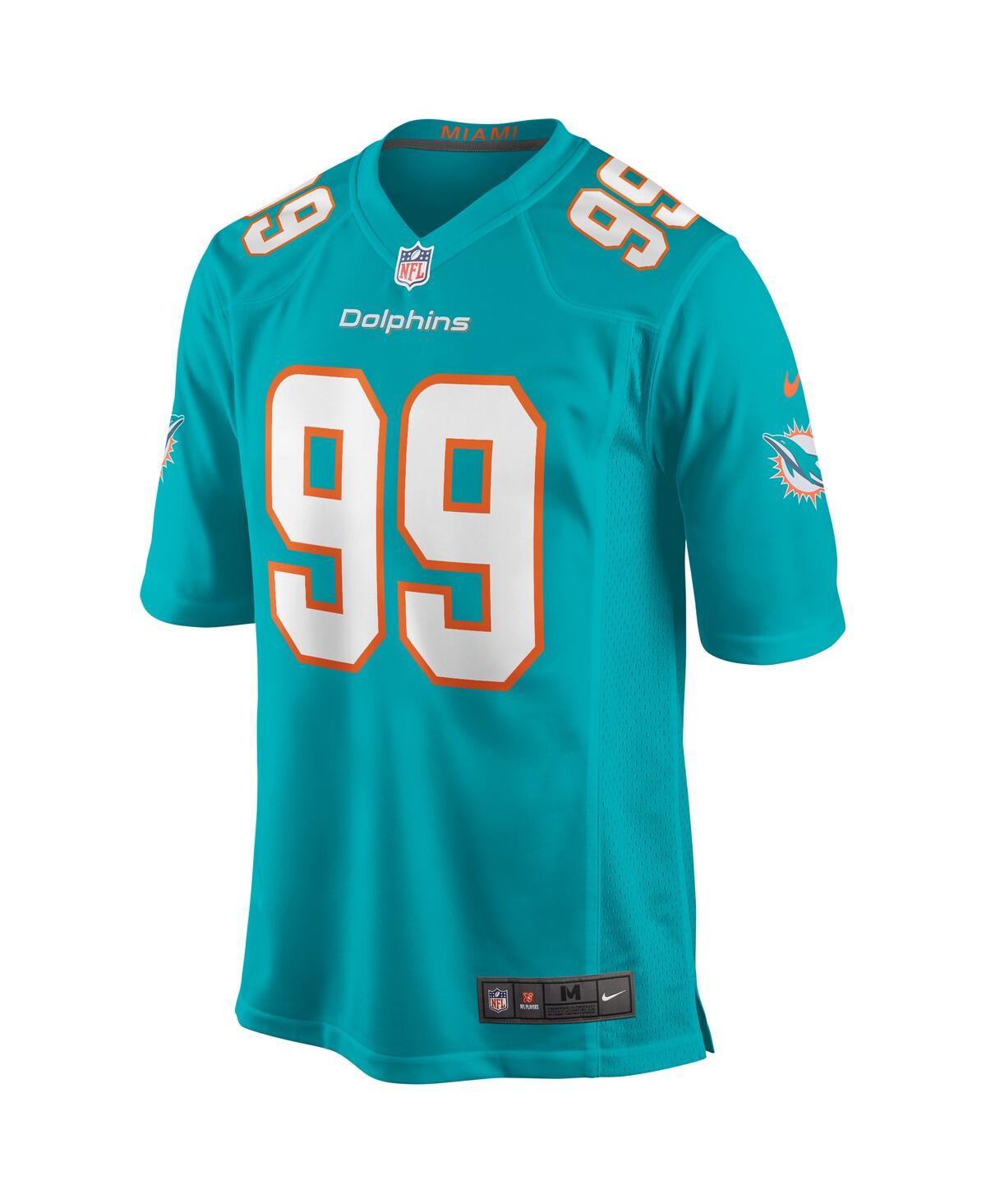 Men's Nike Jason TaylorMiami Dolphins Game Retired Player Jersey - Aqua