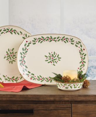 Holiday Medium Serving Platter, 15.25"