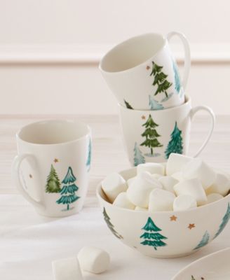 Balsam Lane Mugs, Set of 4