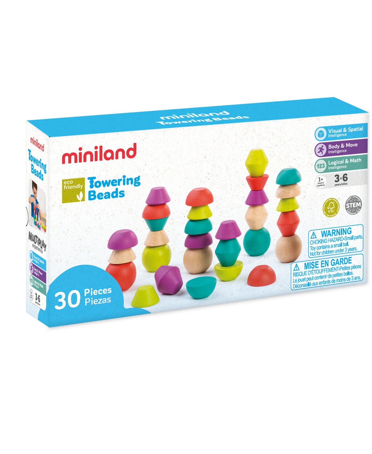 Shop Miniland Towering Beads In Multicolor