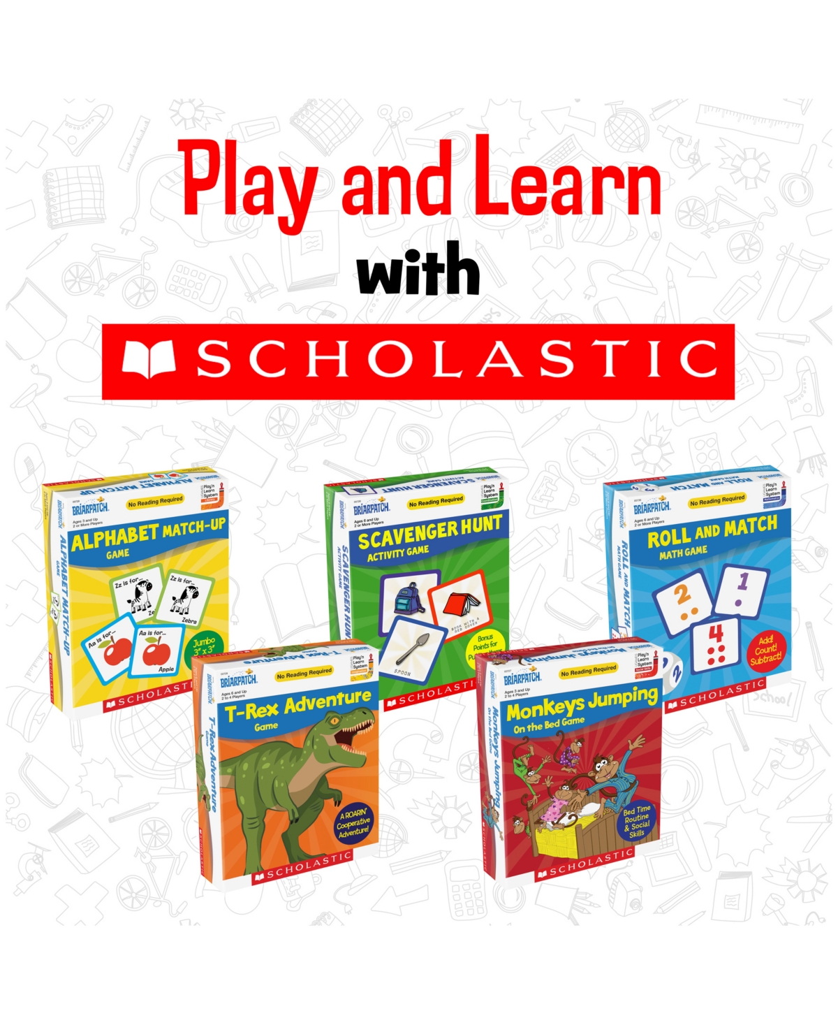 Shop Areyougame Briarpatch Scholastic Alphabet Match-up Game In Multi Color