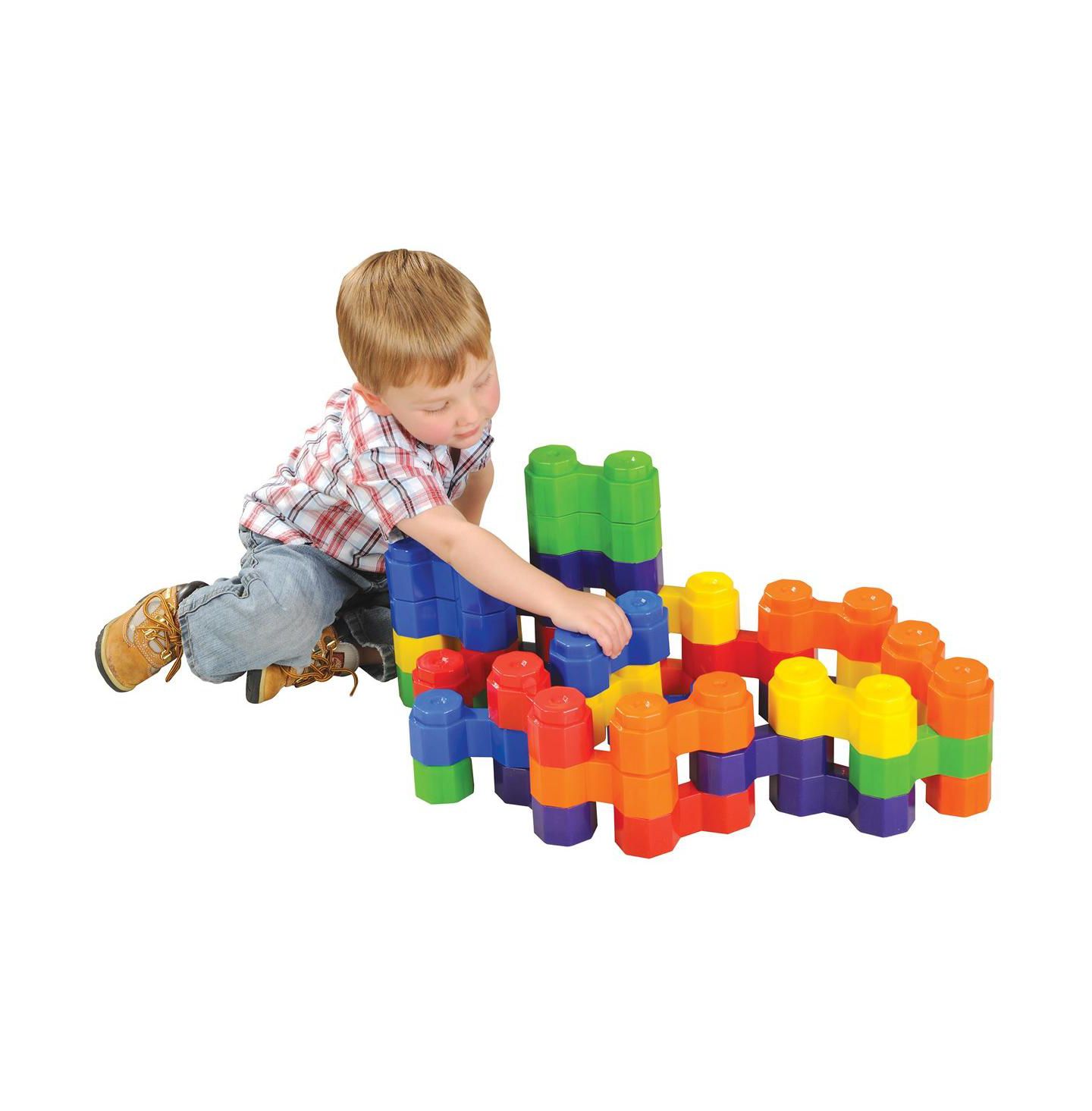 Детский конструктор Kaplan Early Learning Jumbo Double Octagon Builders 36-Piece Building Set, Ages 18 Months+ — фото 1