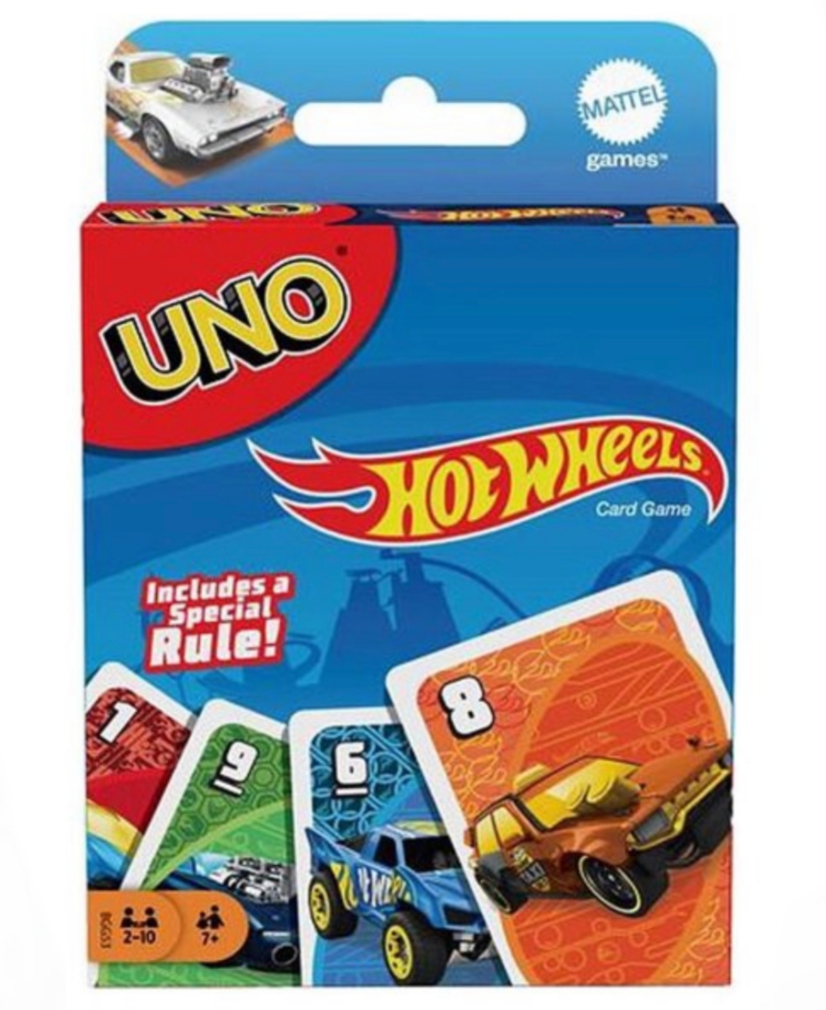 Mattel Uno Hot Wheels Cars Card Game In Multi Colored