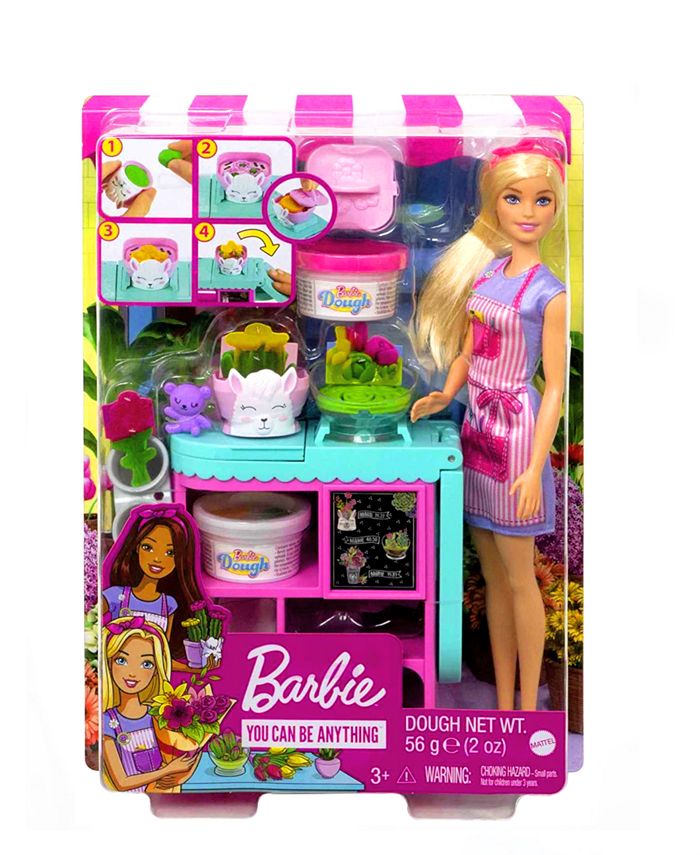 Barbie Career Florist Playset with Blonde Doll Accessories Macy's