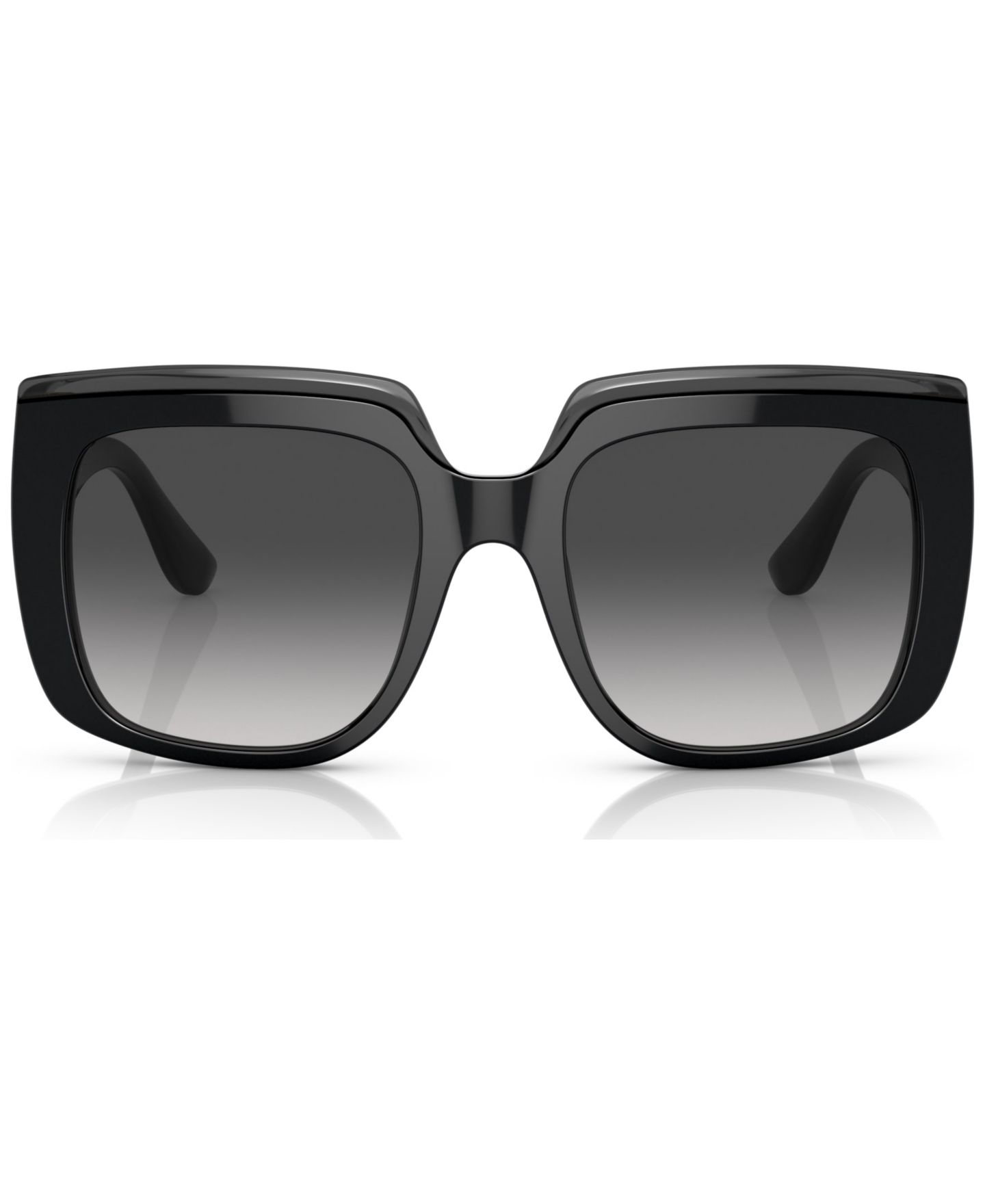 Женские солнцезащитные очки Dolce&Gabbana Sunglasses, DG4414, цвет: Чёрный прозрачный чёрный — фото 2