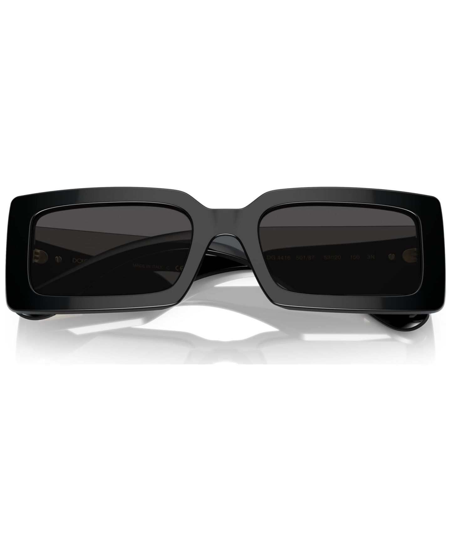 Женские солнцезащитные очки Dolce&Gabbana Sunglasses, DG4416, цвет: Чёрный — фото 5