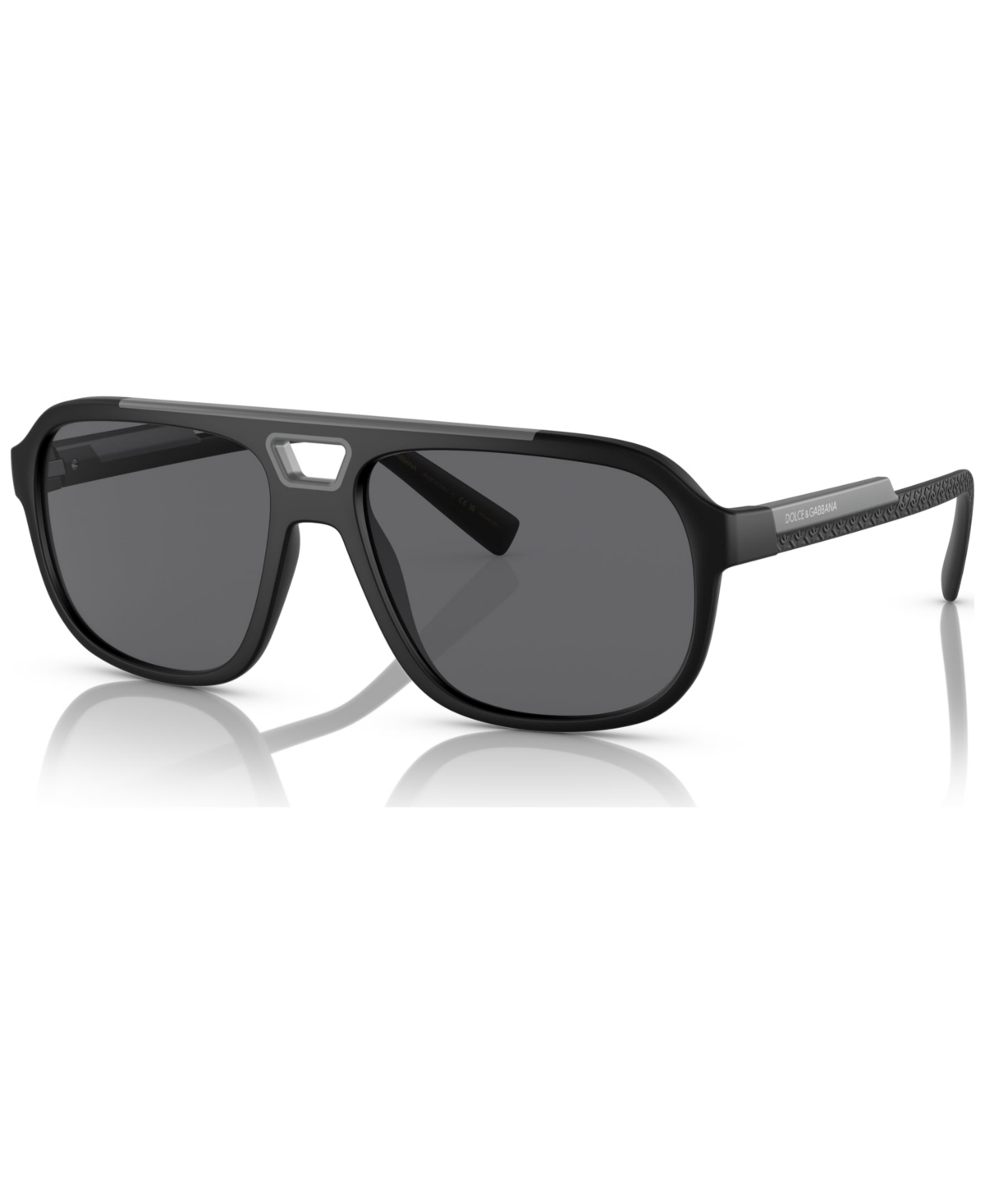 Dolce & Gabbana Men's Polarized Sunglasses, Dg617958-p In Matte Black