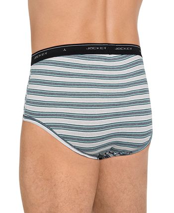 Jockey - Men's Classic Collection Full-Rise Briefs 4-Pack