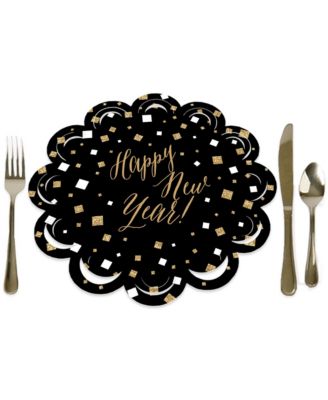 Big Dot of Happiness New Year s Eve - Gold New Years Eve Party Round ...