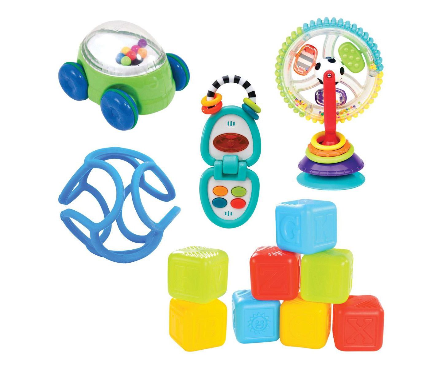 Детские игрушки Kaplan Early Learning Baby's Exploration Activity Set — фото 1