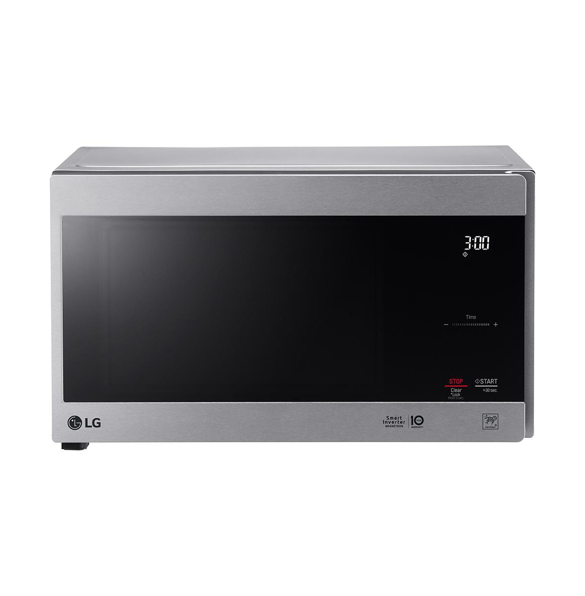 Lg 0.9 Cu. Ft. Stainless Steel Compact Microwave In Grey
