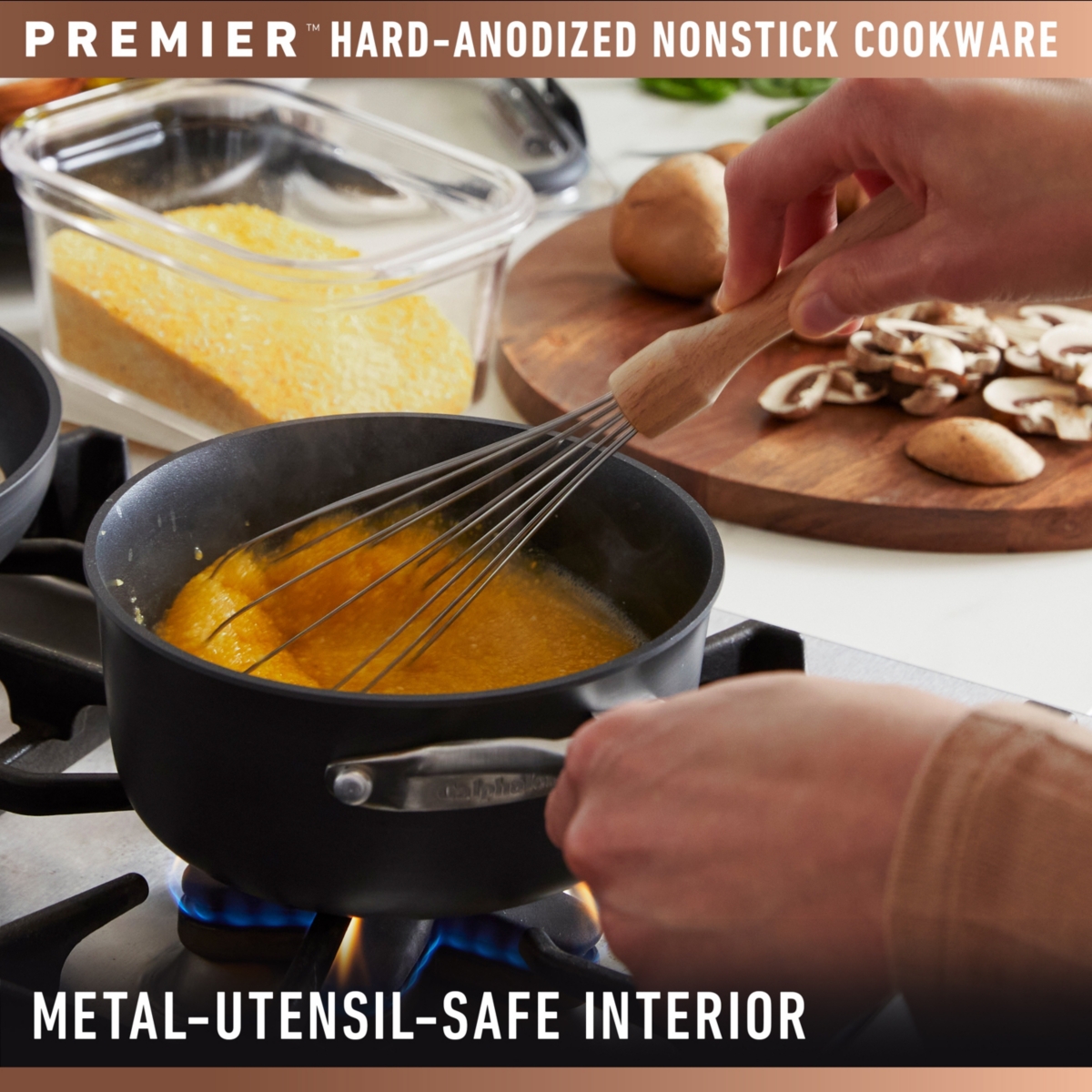 Calphalon Premier Hard-Anodized Nonstick 8" and 10" Frying Pans Set