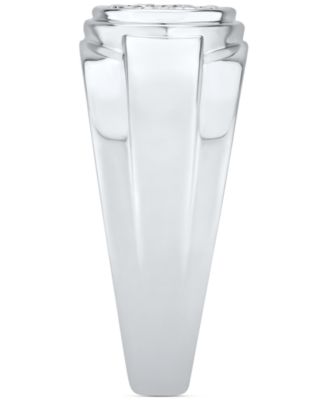 Men's Diamond Cluster Band (1/2 ct. t.w.) in 10k White Gold