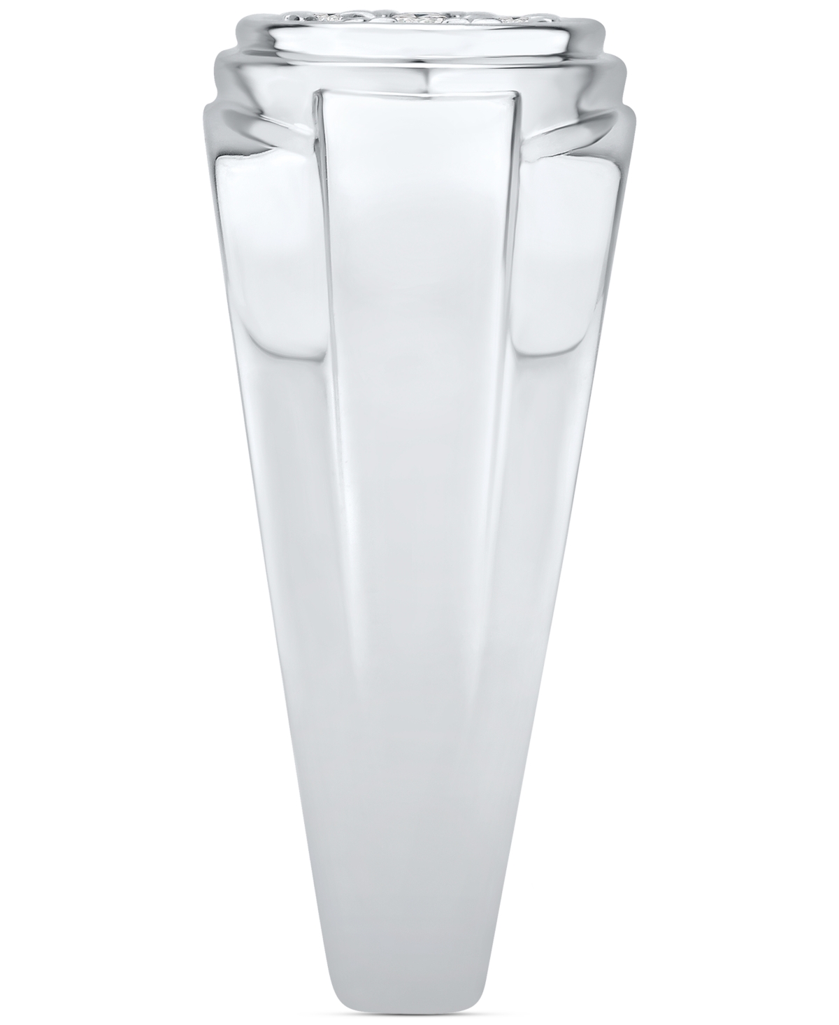 Men's Diamond Cluster Band (1/2 ct. t.w.) in 10k- White Gold