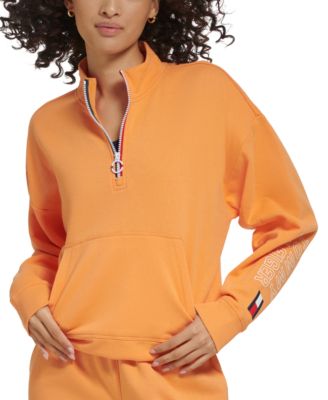 Tommy Hilfiger - Women's Drop-Shoulder 1/4-Zip Pullover Jacket