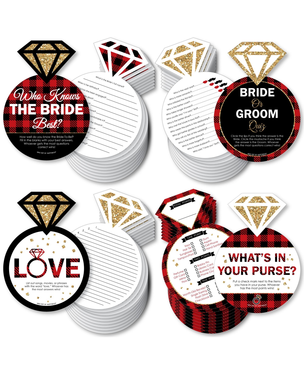 Big Dot of Happiness Red Carpet Hollywood - Movie Night Party Paper Napkin Holder - Napkin Rings - Set of 24