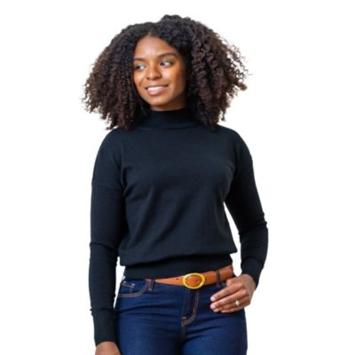 Women's Long Sleeve Funnel Neck Sweater