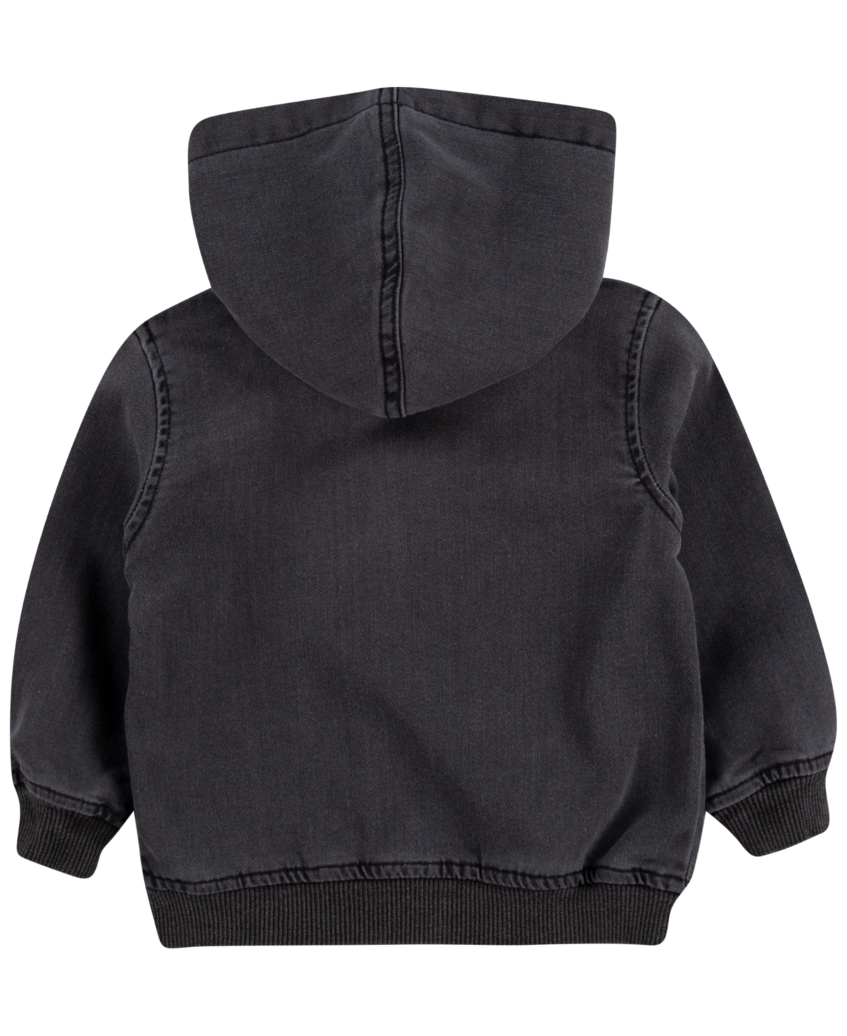 Shop Levi's Baby Boys Or Baby Girls Knit Hooded Jacket In Grey