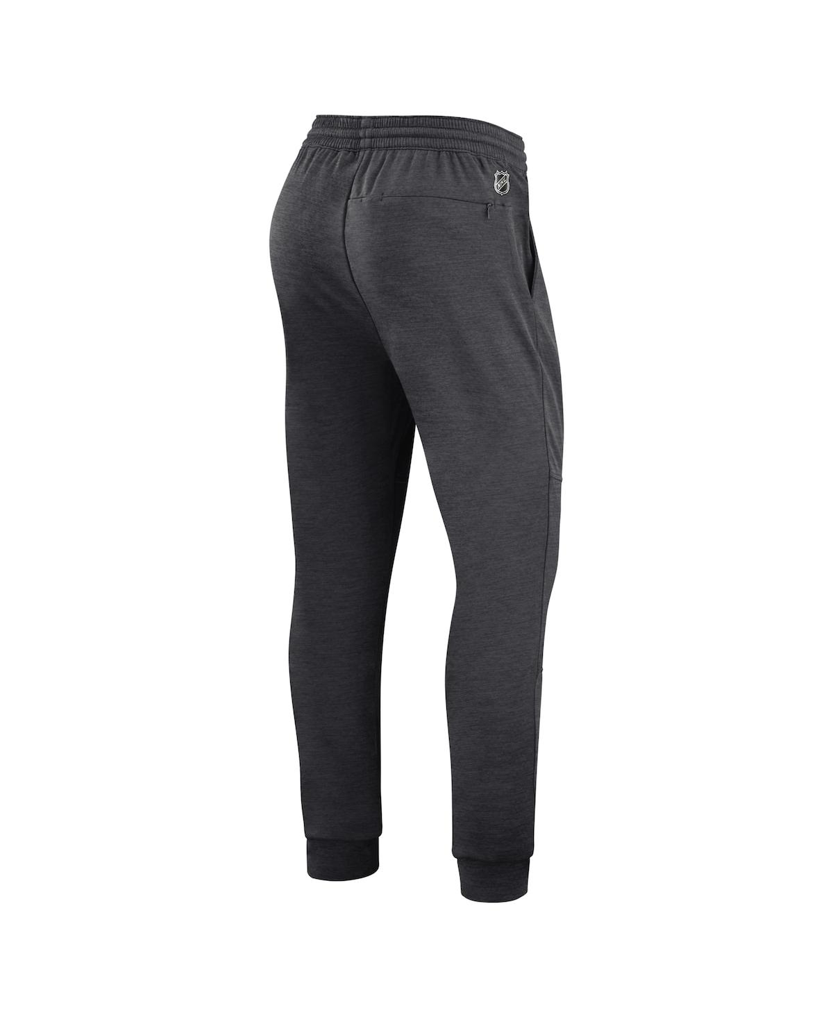 Men's FanaticsChicago Blackhawks Authentic Pro Road Jogger Sweatpants - Heather Charcoal