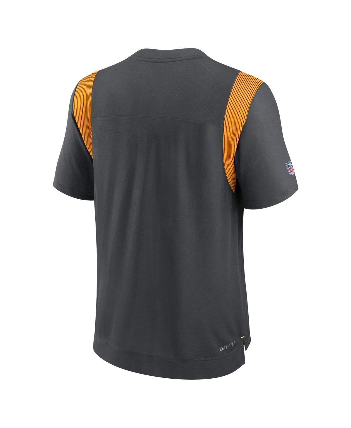 Nike Charcoal Washington Commanders Sideline Tonal Logo Performance Player T-shirt In Charcoal