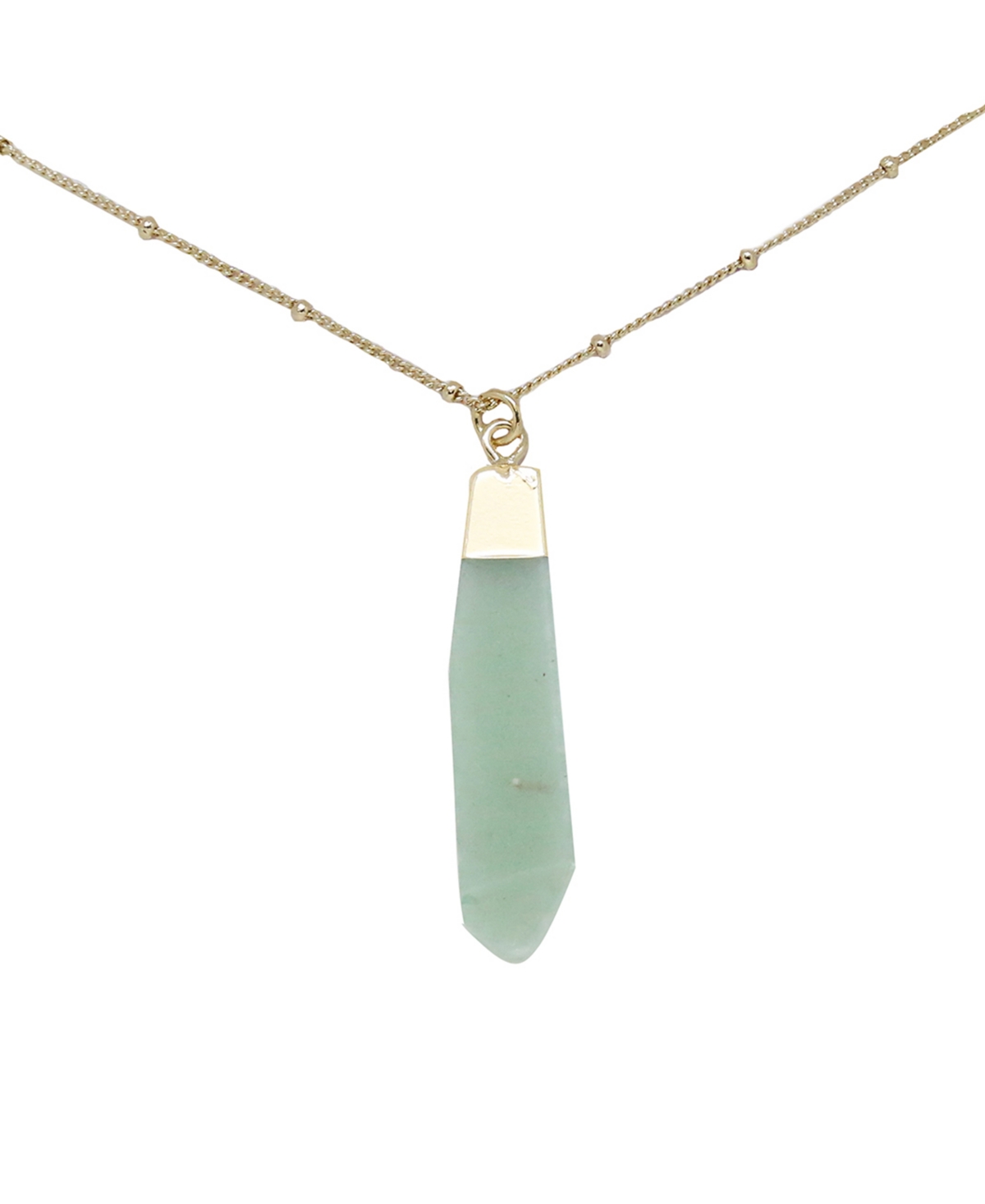 Charged Aventurine Pendant Necklace