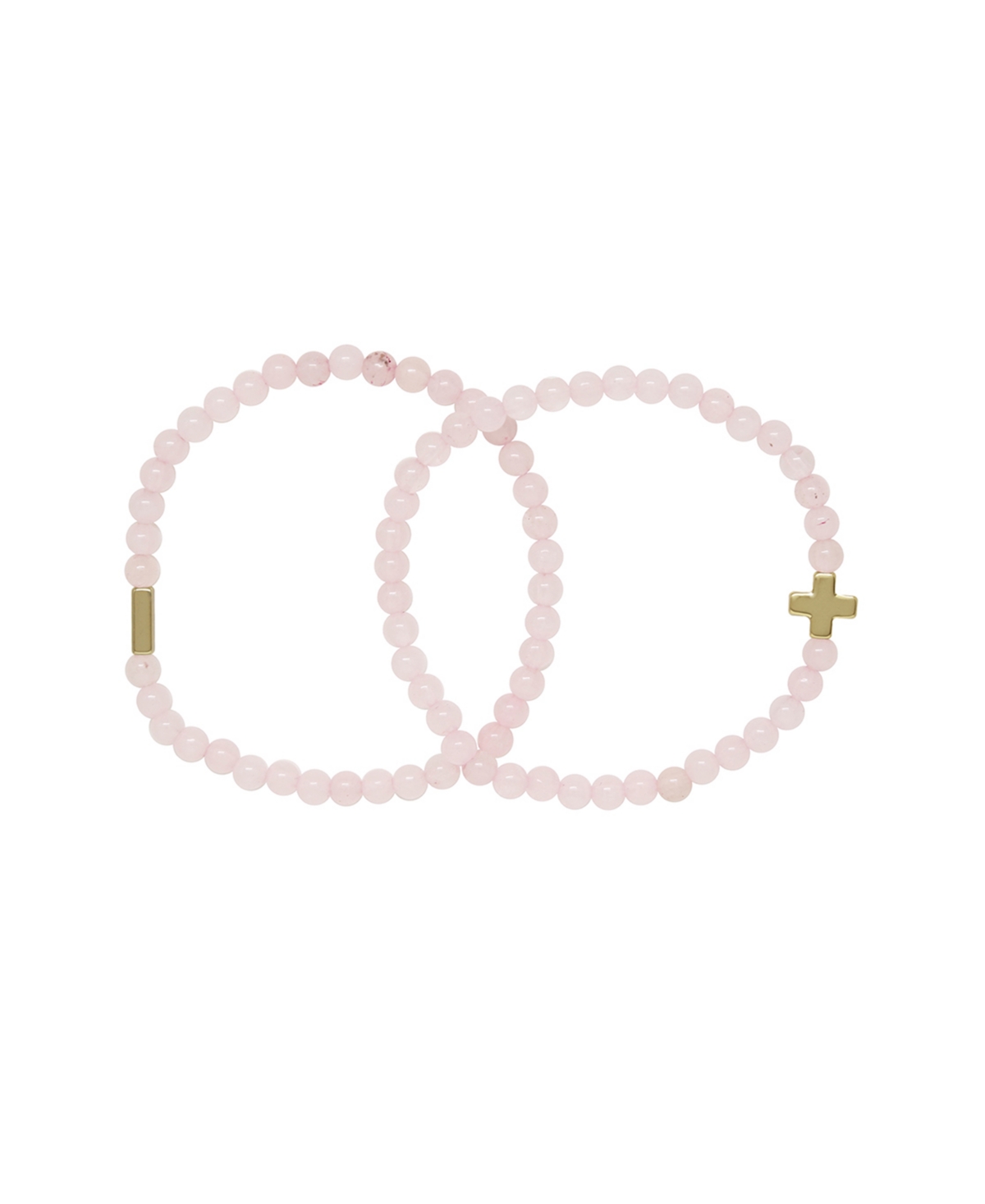 Charged Stone Beaded 2 Pieces Bracelet Set