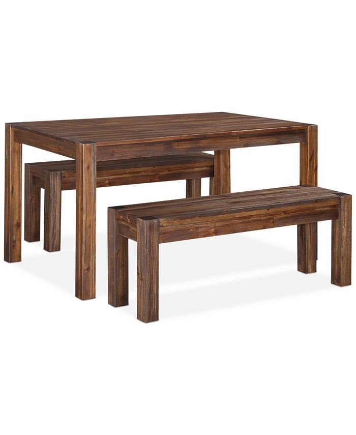 Furniture Avondale 3 Pc Dining Room Set Created For Macy S 60 Table 2 Benches Reviews Furniture Macy S