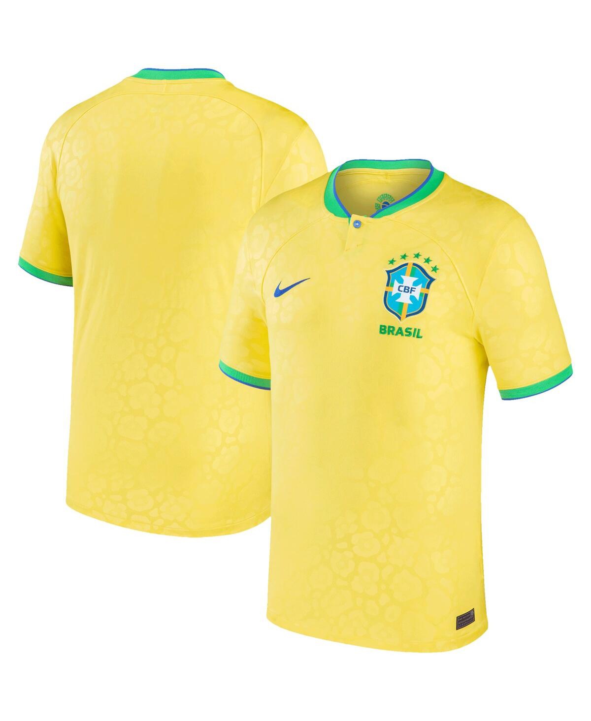 UPC 196148203851 product image for Youth Boys Nike Yellow Brazil National Team 2022/23 Home Breathe Stadium Replica | upcitemdb.com