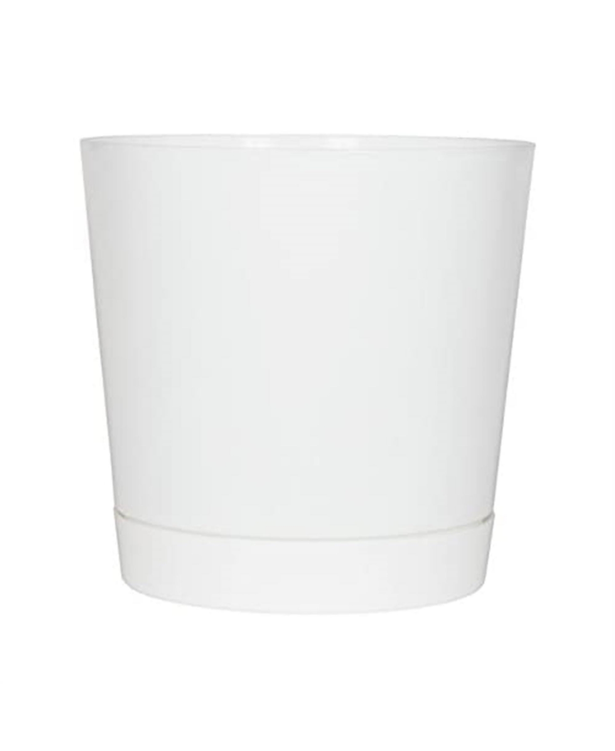 (#10142) Full Depth Cylinder Pot, White, 14 Inch - White