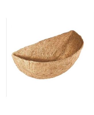 Source Half Round Wall Basket Coco Liner, 16 inches