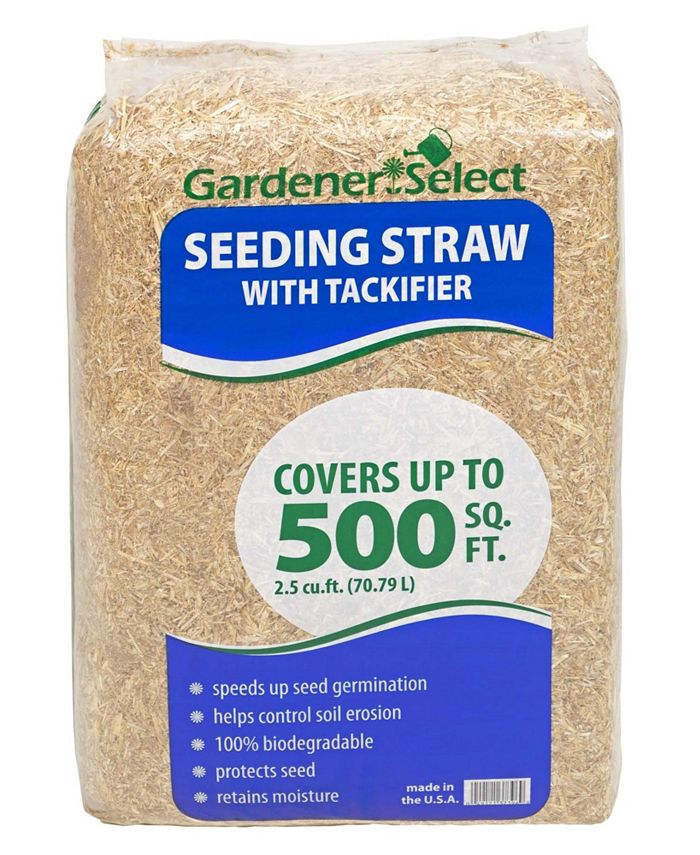 Gardener's Select Seeding Straw with Tackifier, 2.5 Cubic Feet Macy's