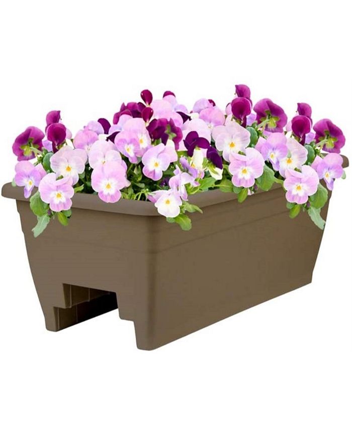 Hc Companies Inc HC Companies SPX24DBE21 Plastic Deck Rail Planter Box