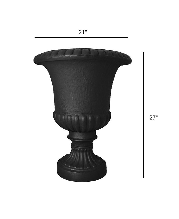 Tusco Products Urn Planter Black 27in H - Macy's