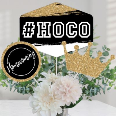 Big Dot of Happiness Hoco Dance - Homecoming Centerpiece Sticks - Table ...