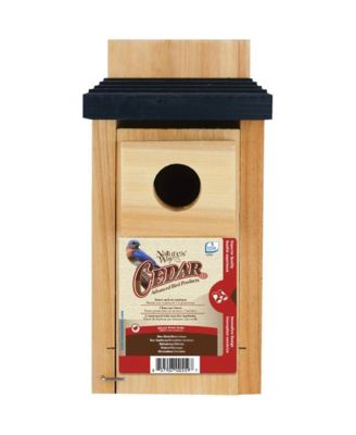 Natures Way CWH3 Bird Products CWH3 Cedar Bluebird Box House