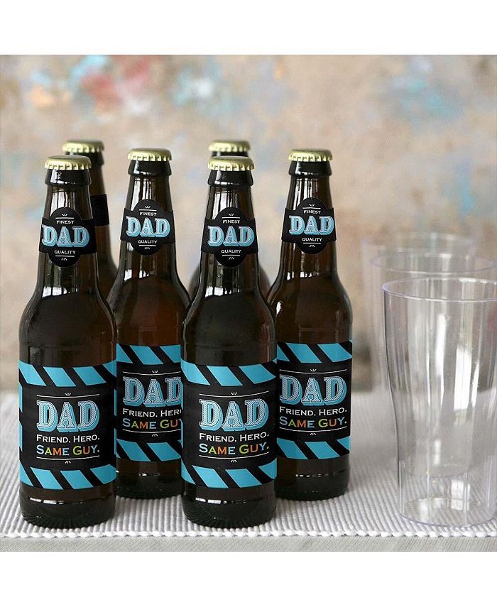 Cheers And Beers To 50 Years Party Kit - 6 Beer Bottle Labels & 1 Carrier
