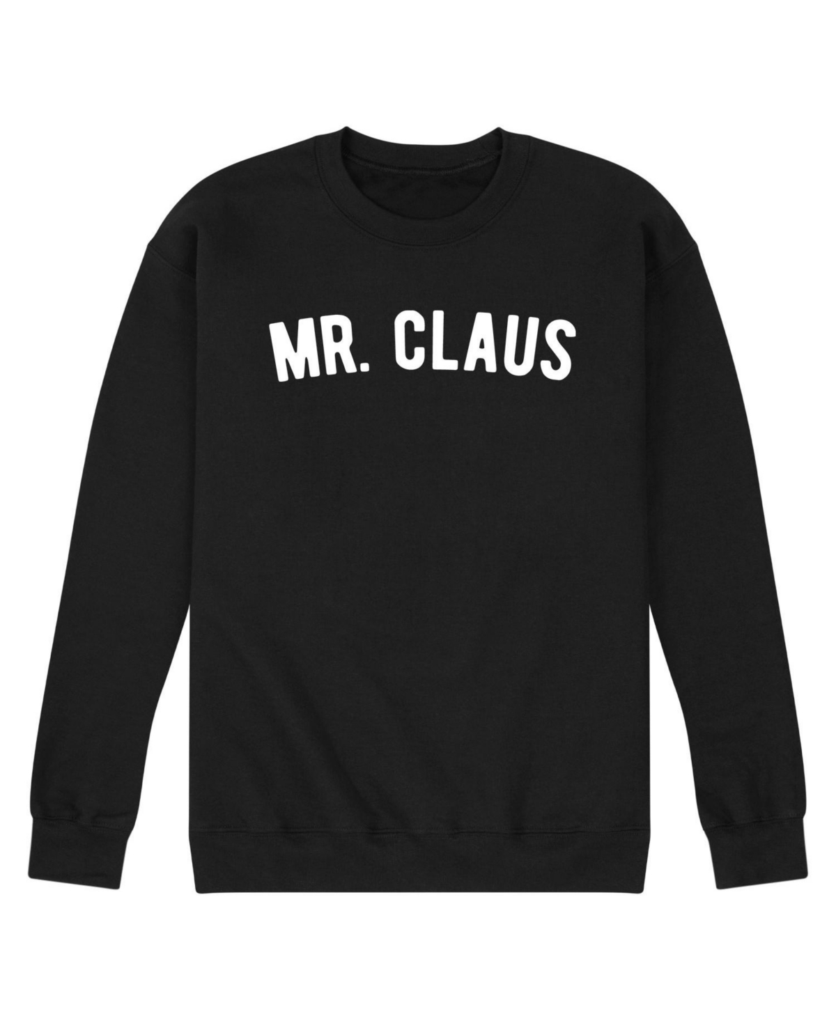 Airwaves Men's Mr. Claus Fleece T-shirt In Black