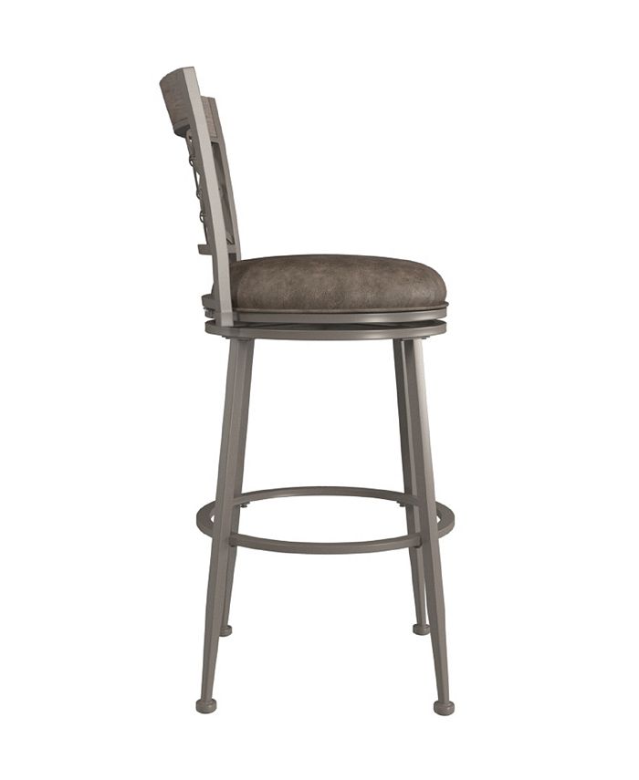 Hillsdale Furniture Hutchinson Swivel Bar Height Stool & Reviews Furniture Macy's