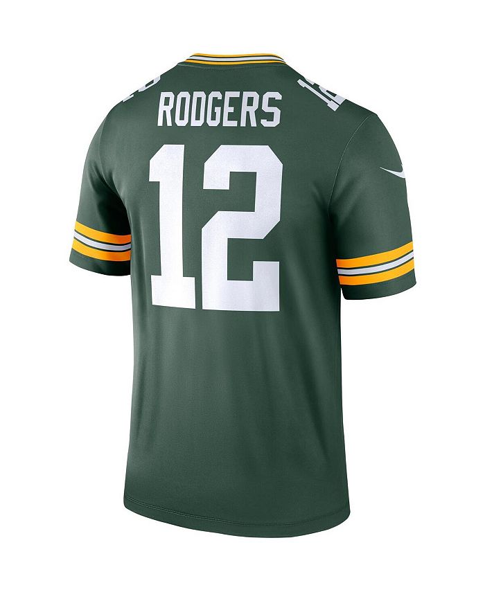 Nike Men's Aaron Rodgers Green Green Bay Packers Legend Jersey Macy's