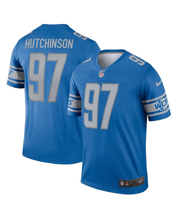 NFL Detroit Lions (Aidan Hutchinson) Men's Game Football Jersey.