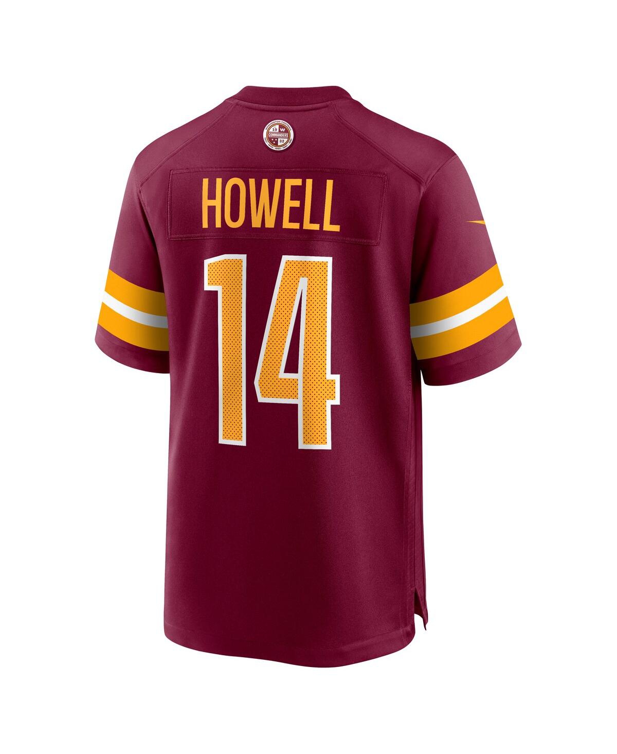 Men's Nike Sam HowellWashington Commanders 2022 Nfl Draft Pick Player Game Jersey - Burgundy